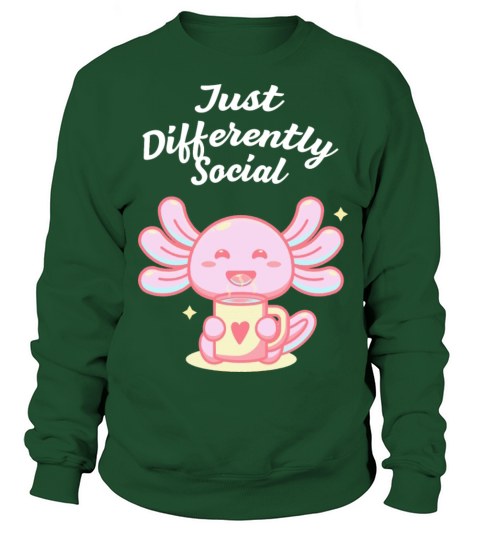 Just Differently Social Nerd Introvert Weird Antis Sweatshirt Unisex
