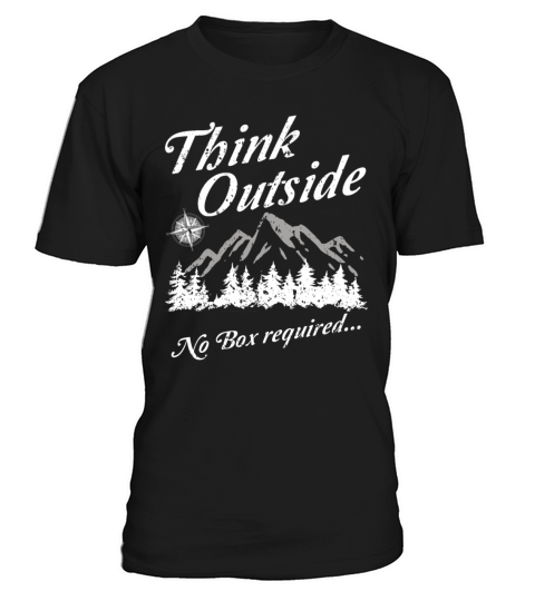 Hiking - Think Outside - Hike Vintage T-Shirt Unisex