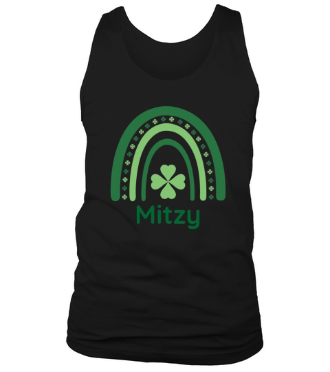 Mitzy Clover Charm Boho Rainbow Tank Top Unisex