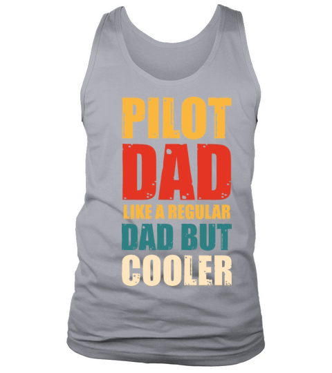 Pilot Dad Lover Father s Day Vintage Tank Top Unisex