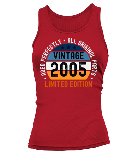 18th Birthday Vintage 2005 Tank top Woman