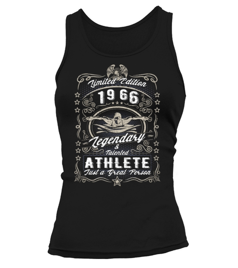 Vintage 1966 Swimmer Birthday Gift Sport Hobby Tank top Woman