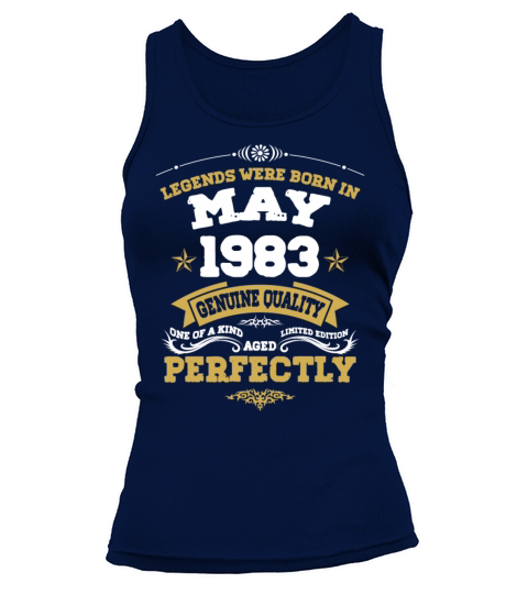 Vintage Aged To Perfection May 1983 Tank top Woman