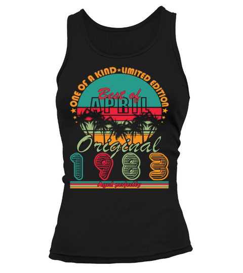Vintage April 1983 40th anniversary Tank top Woman