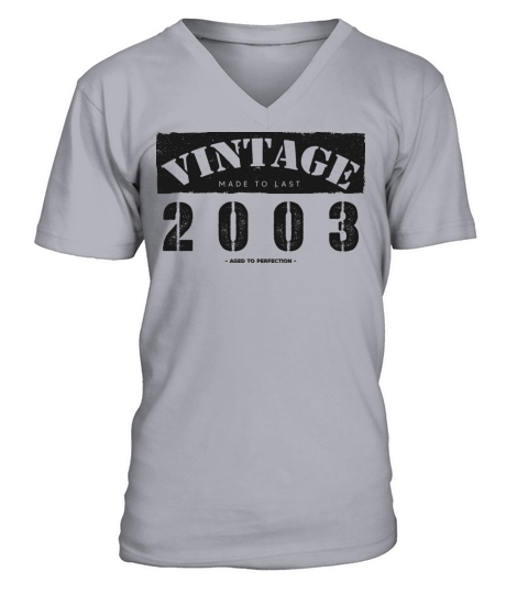 Vintage Classic 2003 20th Birthday - 20 Years Old V-Neck T-shirt