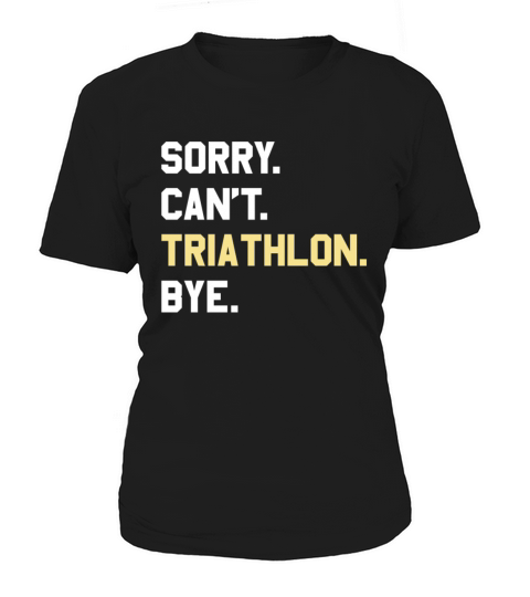 Funny Triathlon Gift for Men Women Boys or Girls Women's T-Shirt