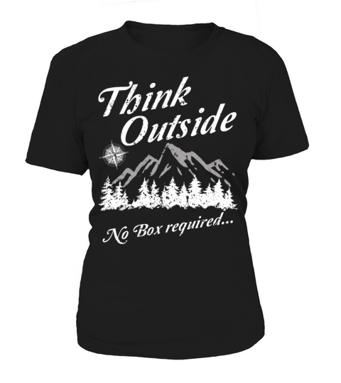 Hiking - Think Outside - Hike Vintage Women's T-Shirt