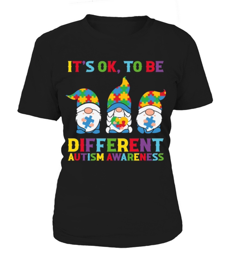 Its ok to be different - Cute 3 Gnomes Women's T-Shirt