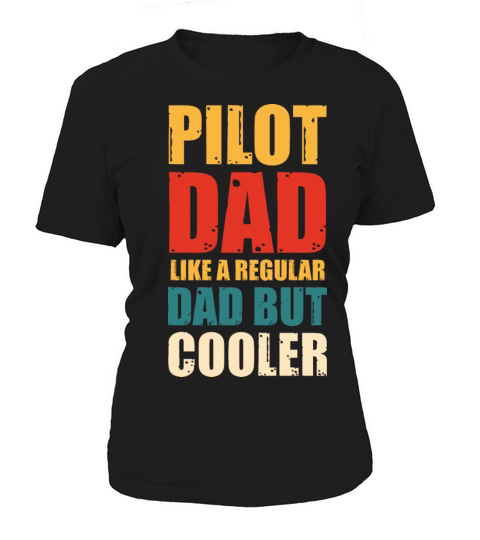 Pilot Dad Lover Father s Day Vintage Women's T-Shirt