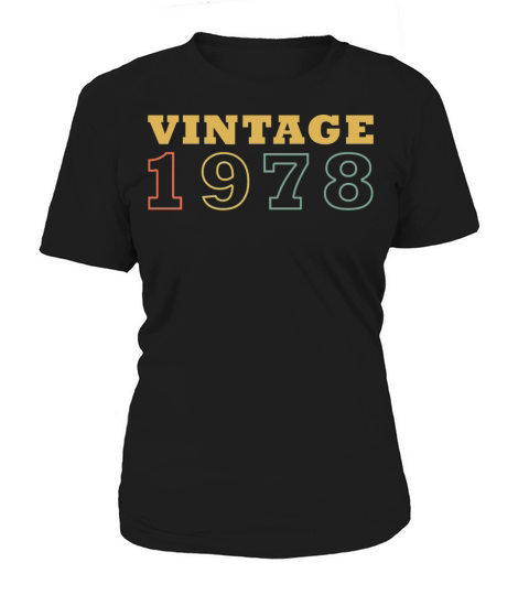 Vintage 1978 45 Birthday Gift Women's T-Shirt