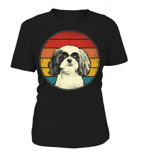 Vintage Shih Tzu Gifts For Men Women Kids Women's T-Shirt