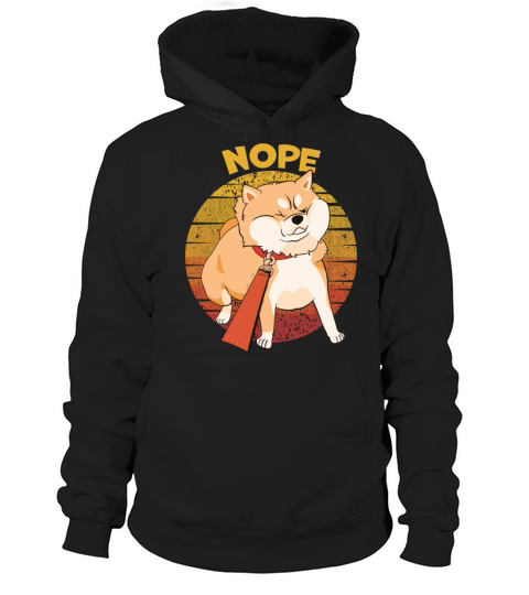 Shiba Inu Dog Vintage Art Hoodie Unisex