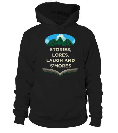 Stories Lores Laugh and Smores Camping Sayings Cam Hoodie Unisex