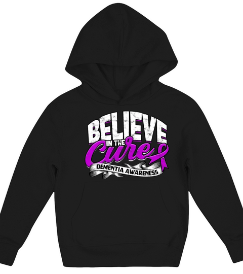 Fight Alzheimers Dementia alzheimer Awareness Kids Hoodie