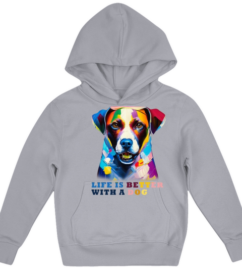 Life Is Better with a Dog Kids Hoodie