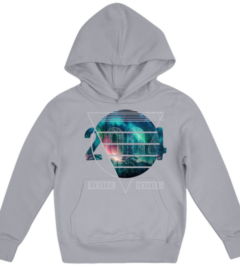Limited Edition 2004 June Birthday Polar Lights Kids Hoodie