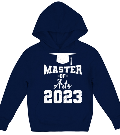 Master of Arts 2023 Masters Degree Kids Hoodie