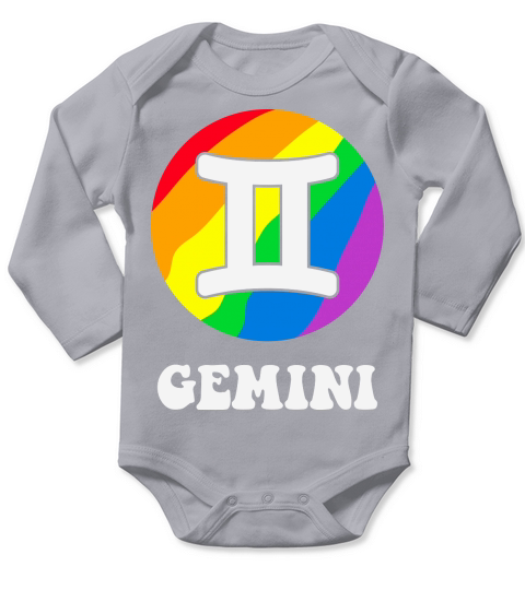 Gemini LGBT LGBT Pride Long Sleeve Baby One-Piece