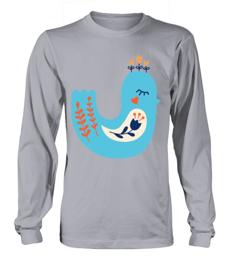 beautiful bird Long sleeved Unisex