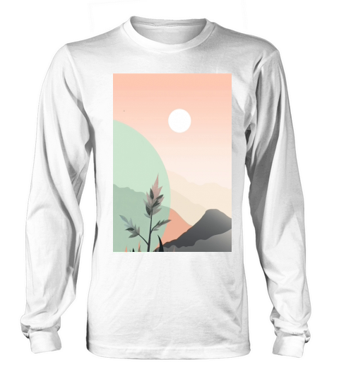 Retro Sunrise Long sleeved Unisex