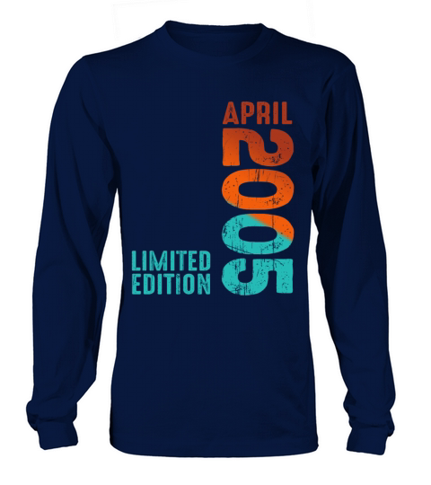 Since April 2005 Year 2005 Retro Vintage 2005 Long sleeved Unisex
