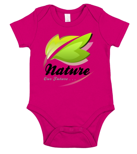 NATURE OUR FUTURE Short Sleeve Baby One-Piece