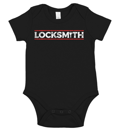 Professional Locksmith Lock Picking Locksmithing Short Sleeve Baby One-Piece