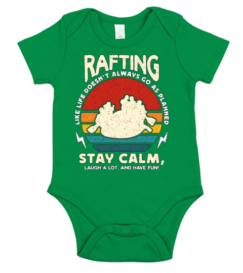 Rafting Like Life Doesnt Always Go River Rafting Short Sleeve Baby One-Piece