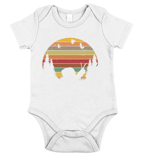 Snail Retro Edible Vintage Short Sleeve Baby One-Piece