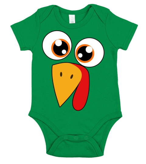 Thanksgiving Holiday Turkey Short Sleeve Baby One-Piece
