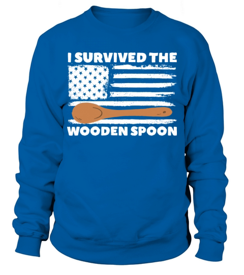 I Survived The Wooden Spoon American Flag Patriot Sweatshirt Unisex