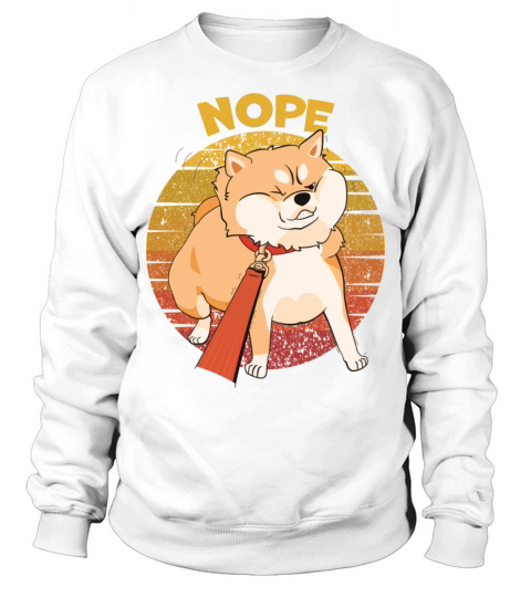 Shiba Inu Dog Vintage Art Sweatshirt Unisex