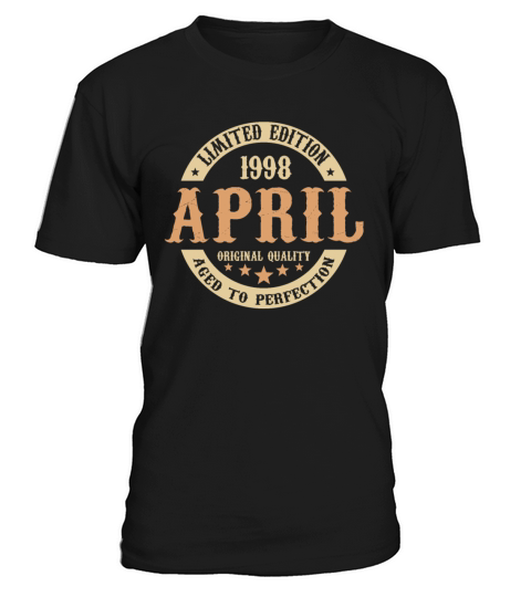 April 1998 Vintage Birthday Present T-Shirt Unisex