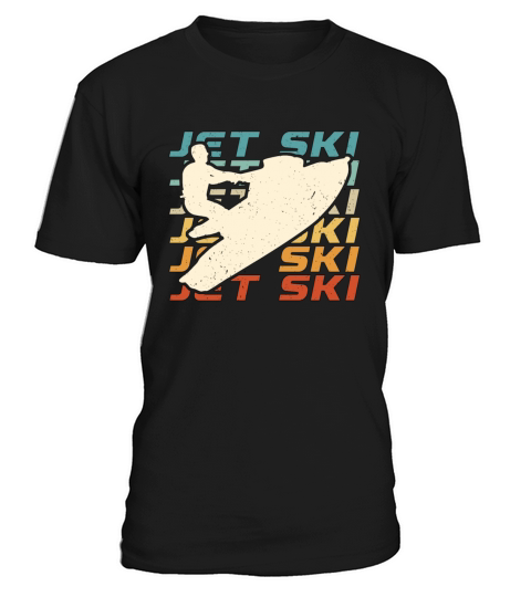 Jet Skiing Jet Ski Retro Water Sports Motor Boat T-Shirt Unisex