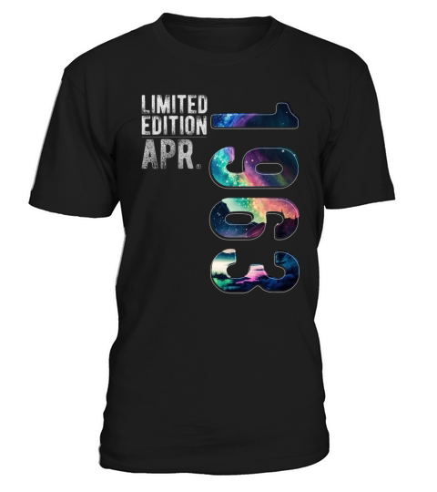 Limited Edition 1963 April Birthday Polar Lights T-Shirt Unisex