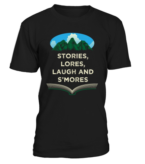 Stories Lores Laugh and Smores Camping Sayings Cam T-Shirt Unisex