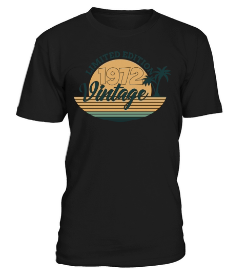 Vintage 1972 51th Birthday Fiftieth Gift T-Shirt Unisex