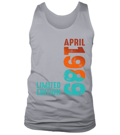 Since April 1989 Year 1989 Retro Vintage 1989 Tank Top Unisex