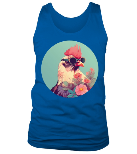 Vintage 80s 90s Nostalgic Chicken Lovers Tank Top Unisex