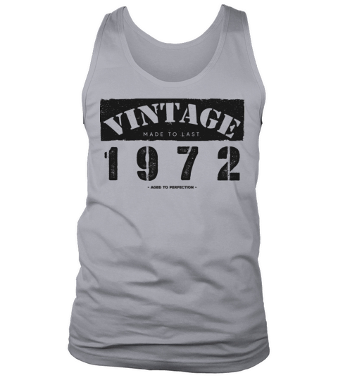 Vintage Classic 1972 51st Birthday - 51 Years Old Tank Top Unisex
