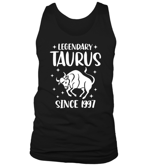 Zodiac Taurus Birthday Legendary since 1997 Tank Top Unisex