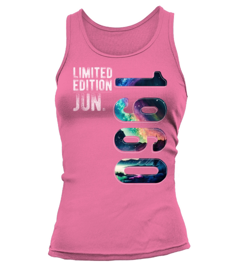Limited Edition 1960 June Birthday Polar Lights Tank top Woman