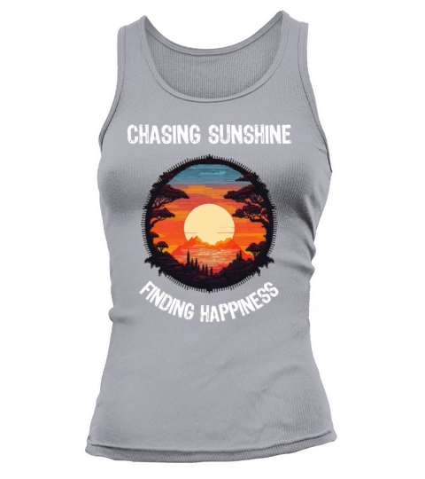 Retro Sunset Saying Tank top Woman