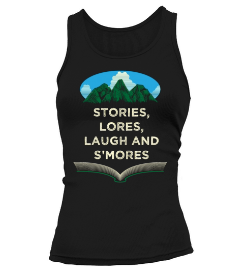 Stories Lores Laugh and Smores Camping Sayings Cam Tank top Woman