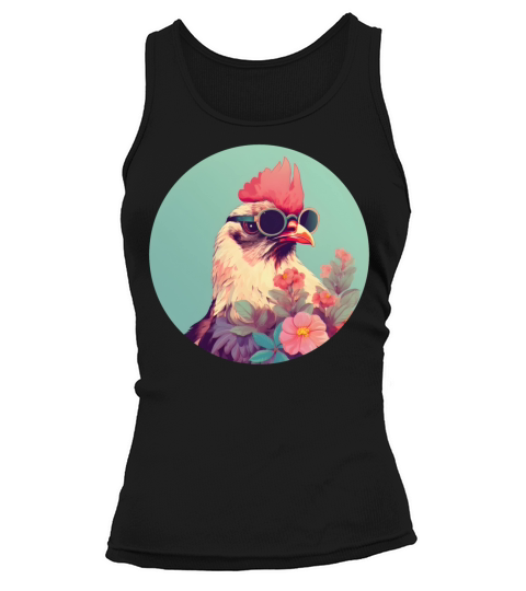 Vintage 80s 90s Nostalgic Chicken Lovers Tank top Woman