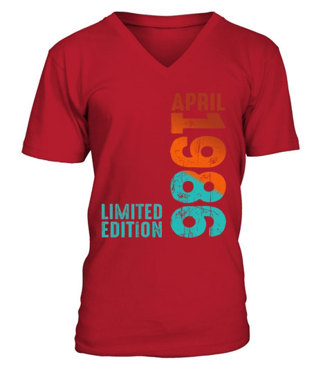 Since April 1986 Year 1986 Retro Vintage 1986 V-Neck T-shirt