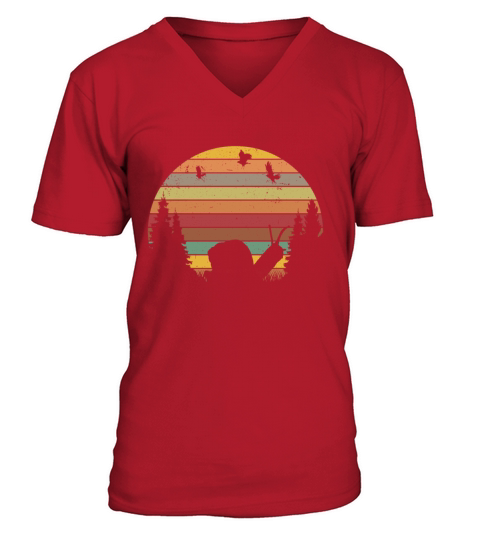 Snail Retro Edible Vintage V-Neck T-shirt