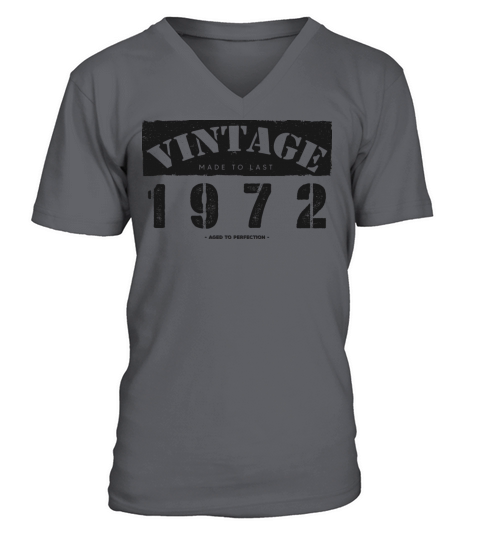 Vintage Classic 1972 51st Birthday - 51 Years Old V-Neck T-shirt