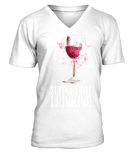 Wine drinking Party V-Neck T-shirt