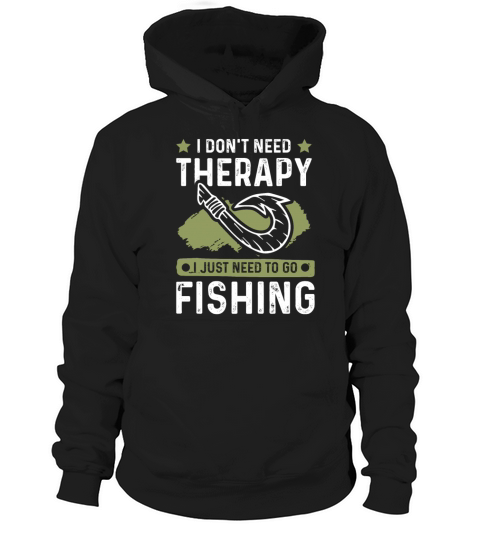 fishing therapy Hoodie Unisex